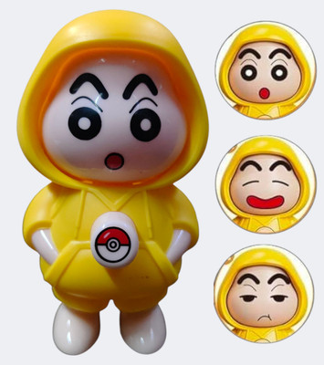 FlyTouch Cute Shinchan Hoodie Toy Keychain For School Bag Hanging Kids Boys Girls Gift Key Chain