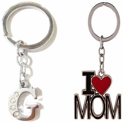 Newview Alphabet G & I Love Mom Key Chain Key Chain