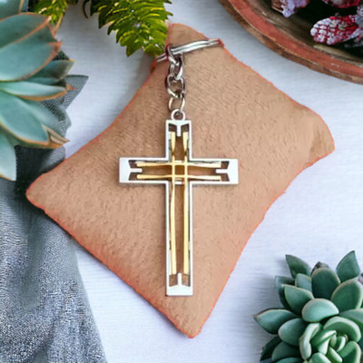 Sullery Crucifix Holy Pray Jesus Unisex Cross Gift Keychain Sullerykey202171 Key Chain