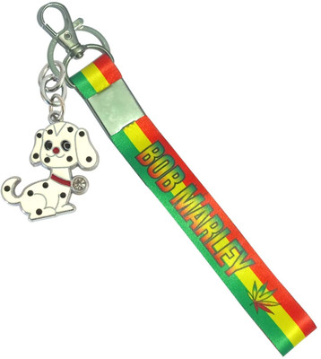 HANDSOME ISK Multi BoB Marle Stripe With Puppy Use For Car, Bike, Home Locker Key Chain