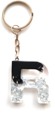 Swasti RESIN BLACK KEYCHAIN-R Key Chain