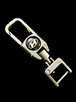 gtrp Metal Keychain Side Logo Keychain Premium and Stylish Design | Black Color 04 Key Chain