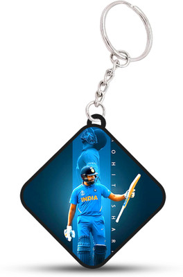 VINODHANA Rohit Sharma Rectangle Front and back Printed Key Chain