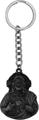 Shiv Jagdamba Christian Christ Cross Jesus Grey KeychainShivSkey2022295 Key Chain