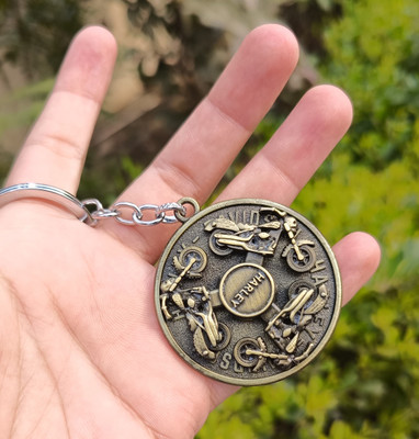OFM Harley Davidson Rotating Metal Keychain Key Chain