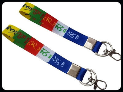 Meeko.com Tibetan Ladakh Prayer Hook for Bike (Pack Of 2)-KC Key Chain