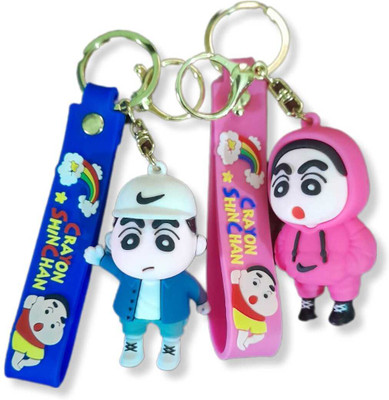 useungja Shinchan Keychain | Shin chan Rubber Keychain (2pc Key Chain