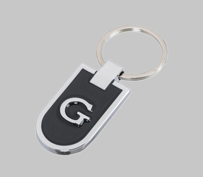 SRG Stainless Steel Alphabet Letter G Keyring Metal Initials AntiRust Keychain Key Chain
