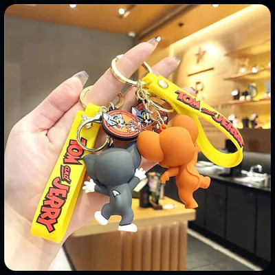 gtrp Keychain-keychain-Tom and Jerry Cute 2 Piece | and Bag Hanging kk Key Chain