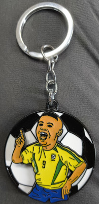 mik Ronaldo Luiz Nazario de Lima 360 DEGREE ROTATE PREMIUM METAL Key Chain