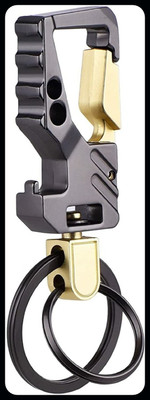 Jainzon Heavy Duty Keychain with Bottle Opener | Key Ring Hook Keychain Holder-S420 Key Chain