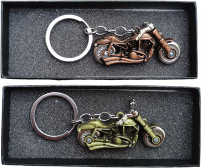 MYV Combo Of Racing Bullet Antique Bike Key Chain (Multicolour) Key Chain