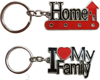 Kopal Home Keychain & I love Family Keychain (Combo of 2) Key Chain