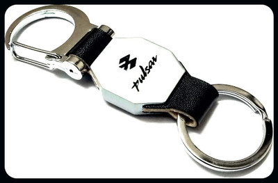 gtrp Keychain-Premium Leather Metal Hook Locking Pulsar keychain Key Chain