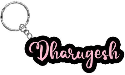 SY Gifts BPK Dharugesh Name Keychain Key Chain
