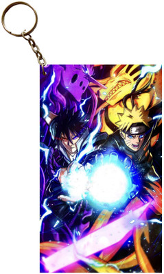 Hariyaali Enterprises LLP Naruto NARUTO AND SASUKE INFINITE POWER ATTACK Anime Key Chain