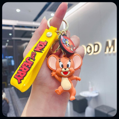 gtrp Tom and Jerry Cartoon Anime Figure PVC Doll Keychain Bag Key-A Key Chain