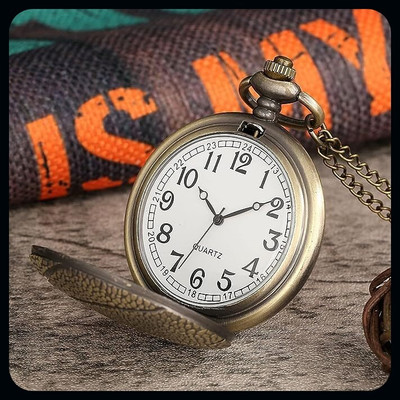 gtrp Keychain-Premium Pocket Watch Metal Retro Vintage for Gifting Key Chain