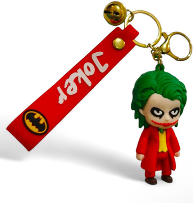 SHRI JI JOKER Keychain in Red Suit with green hair Key Chain