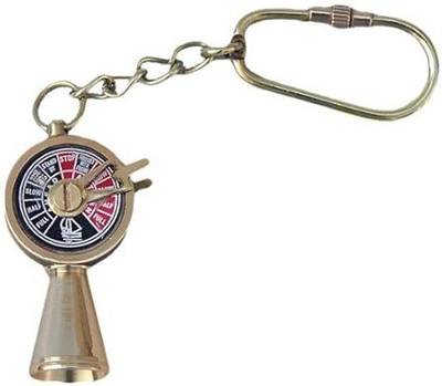 antique handi enterprises brass telegraph keychain Key Chain