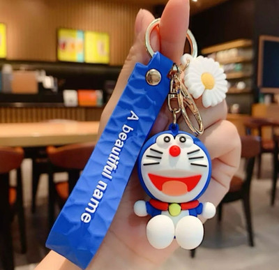 SRG Cute Doremon Rubber Keychain Key Chain