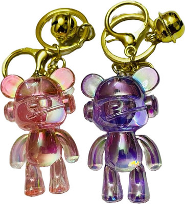 GKM Transparent Panda Premium quality combo set keychain Key Chain