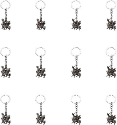 BLESSINGS Set of 12 Goddess Laxmi Metal Key Chain