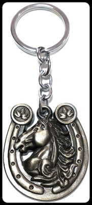 Meeko.com Horse Naal Face key chain 01-Kc215 Key Chain