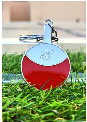 Newview Narutoo Uchiha Clan Logo Mangekyou Red Eye of Sharingan Metal Keychain Key Chain