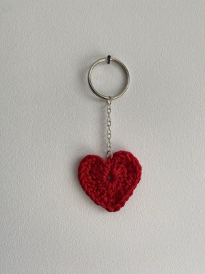 thecrochetcraft thecrochetcraft_redheart Key Chain