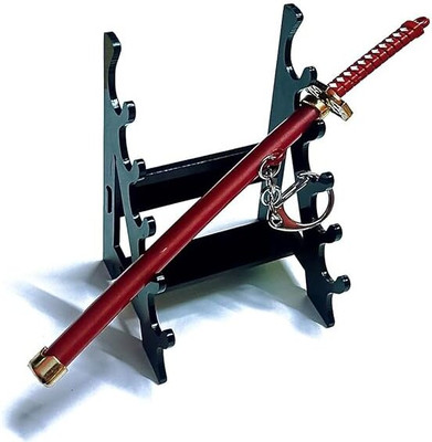 gtrp Unsharped Metal Katana Keychain Multi-Coloured Key Chain