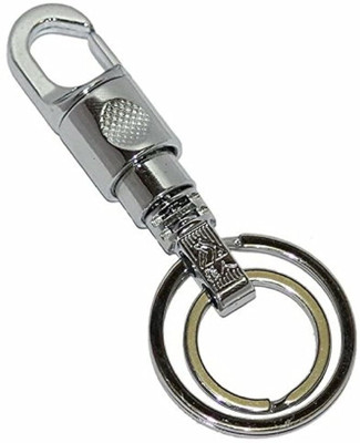 ChalleWale Double Ring Hook Metal Key Chain