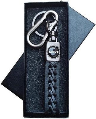 MAG BEE Styling Car Keychain/Keyring Compatible with KIA Combo Pack of 2 Car Key Chain