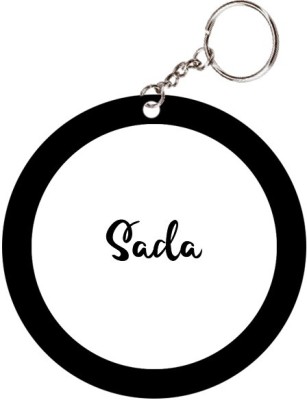 SY Gifts Sada Name Black Keychain Key Chain