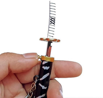 gtrp Katana Keychain with Push Button | Cool Anime Keychain 052 Key Chain