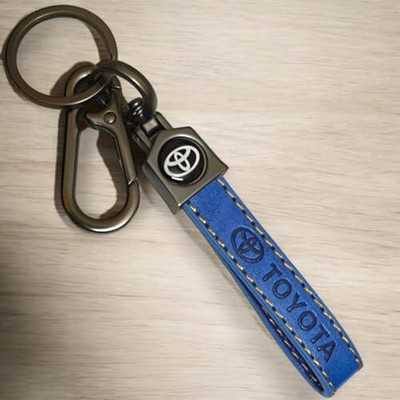 MISMIL car Key Crysta/Fortuner/hyrider/hycross Toyota Car leather Key Chain