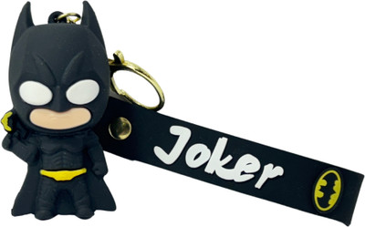VEMILIO 3D Keychain for Men, Women, Kids | Cartoon Superhero Soft Rubber with Joker Tag Key Chain