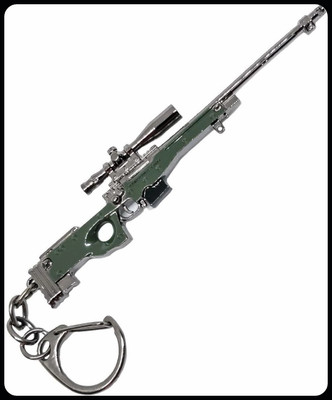 gtrp Top_PUBG Sniper Magmum AWM 8x zoom Locked Key Chain