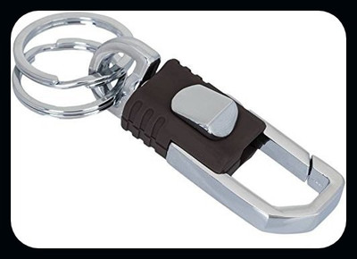 gtrp Keychain-Metal Press Button Hook for Car/Bike Key Chain
