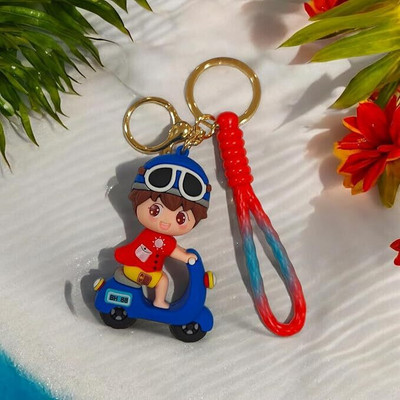 gtrp Cartoon Characters for Girls Boys, Cute Silicon R26-New226 Key Chain