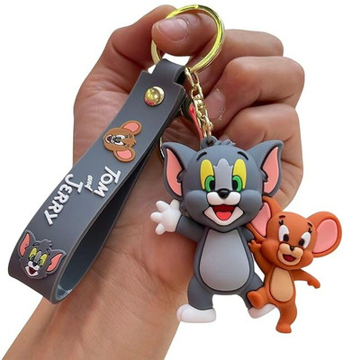 posxo Tom & Jerry Silicone Keychain Cartoon Keychain for Kids & Adults Key Chain(1PCS) Key Chain