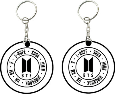 DFLEXPRINTS bts army wooden keychain (pack of 2) Key Chain