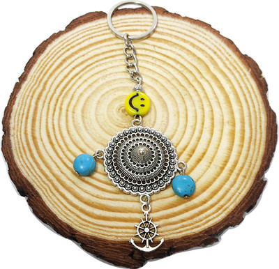 heeva creation Oxidised keychain & purse hanging With beads. Key Chain