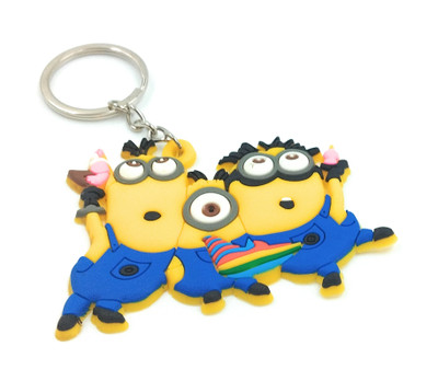Key Era Minion Cartoon Rubber Key Chain