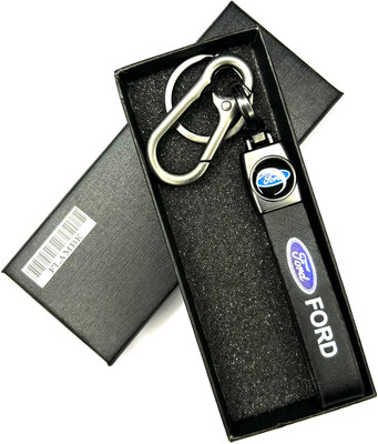 FLAMBE Ford Car Leather Belt Keychain Key Chain