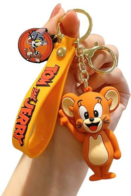 GKM Jerry Rat high quality pvc keychain with strap & hook Key Chain