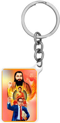 The Men Gift Religious Dr. Babasaheb Ambedkar Keyring Keychain ShivKey2025241 Key Chain