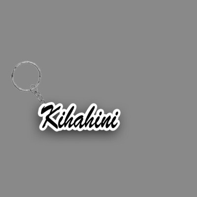 SY Gifts SYG Kihahini Name Keychain White And Black Key Chain