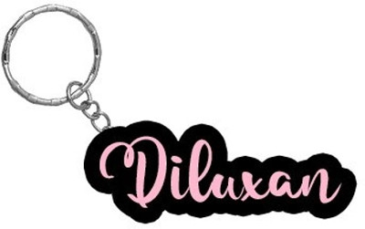 SY Gifts BPK Diluxan Name Keychain Key Chain