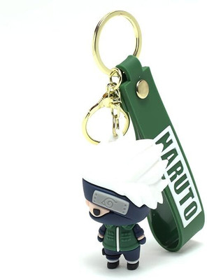 Funfob Anime Keychain with Hook & Straps Key Chains Multicolour for Bike (kaka bean eye Key Chain
